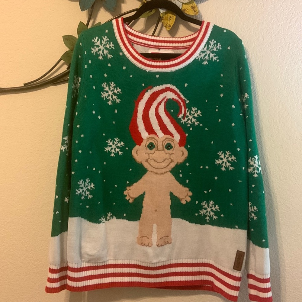 Tipsy Elf Troll Christmas Sweater